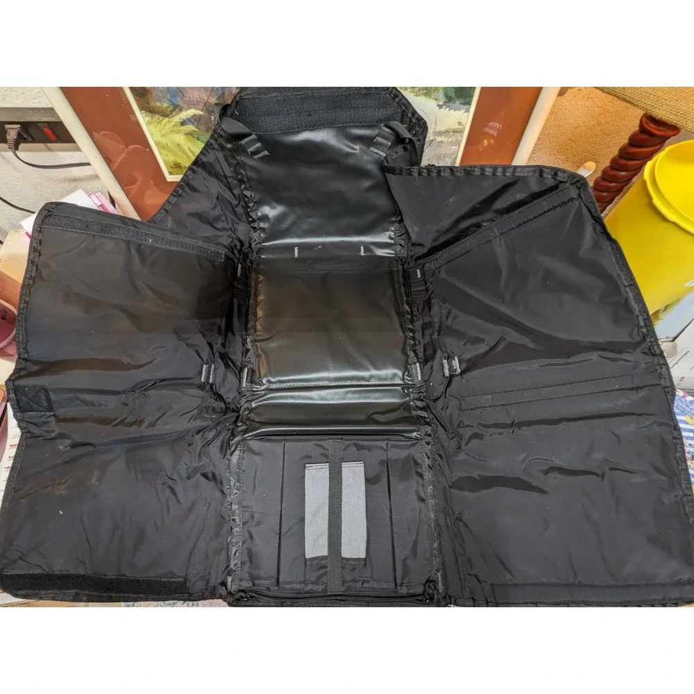 Fatsak Original Messenger‎ Bag Black 1000D Nylon Adjustable Laptop 17